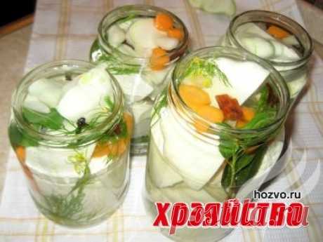 Маринованные патиссоны