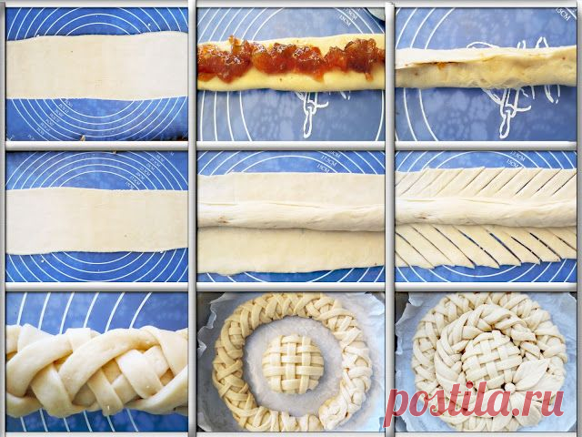 : Пирог с инжиром (Фигурная выпечка)