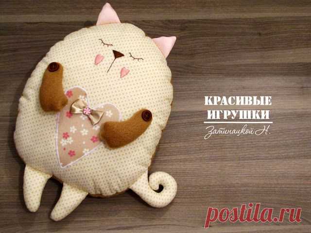 ПОДУШКА "КОТ" / Шитье / PassionForum - мастер-классы по рукоделию