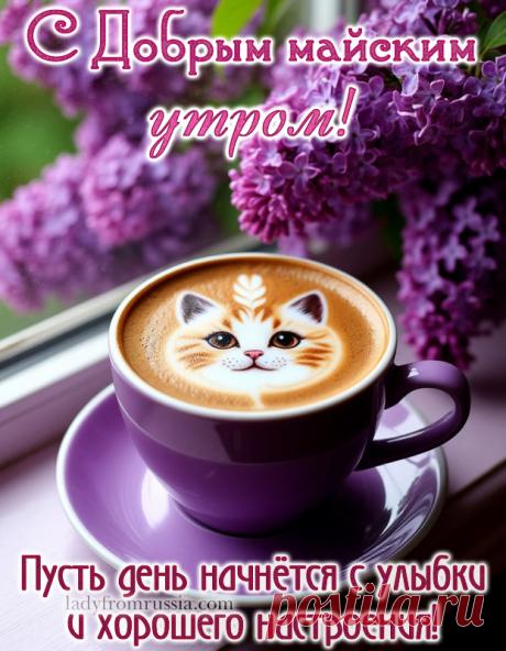 Открытки с добрым майским утром, картинки