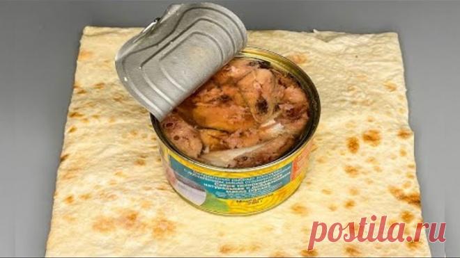 Беру БАНКУ САЙРЫ и готовлю вкусные пирожки БЕЗ ТЕСТА! Делюсь любимым рецептом.