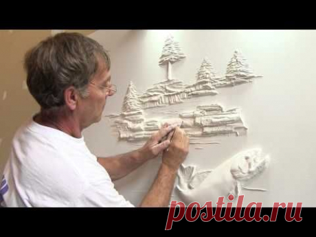 Drywall Art Sculpture - YouTube