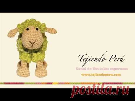 Ovejas tejidas a crochet amigurumi(amigurumi) Parte 3: patitas, orejas, cola y acabados
