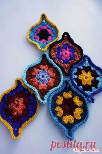 По мотивам "Мистических фонариков" Джейн Кроуфет. Вяжем крючком. - Вяжем вместе он-лайн - Страна Мам