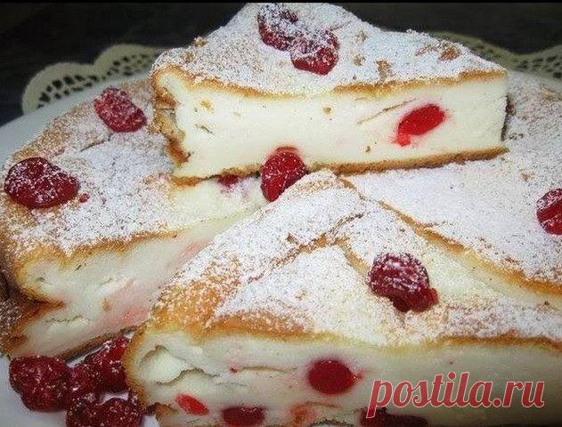 Кулинарные Рецепты: Творожная запеканка без муки и без манки