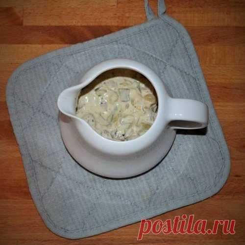 Быстрый грибной соус подойдет как к мясу, так и к рыбе