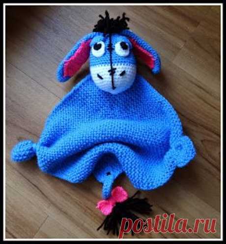 Fannysbuntewelt: Häkelanleitung Kuscheltuch Esel