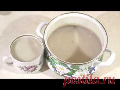 Кисель из овсяных хлопьев (геркулеса). Вкусно и полезно.