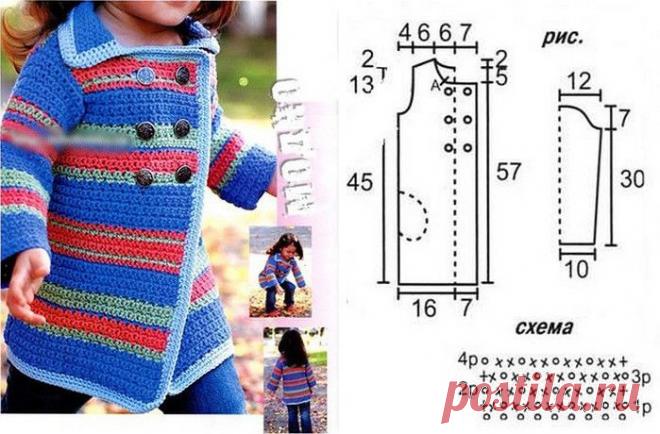 Пальто для девочки