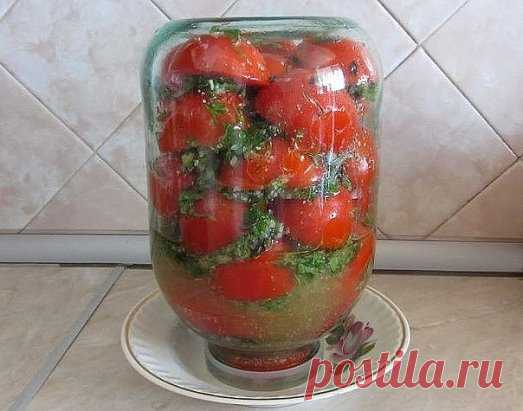 Помидоры по корейски, быстро, вкусно
Помидоры по-корейски.
2 кг помидор порезать крупно (пополам)
4 шт. болгарских перца
2 головки чеснока
зелень
Заправка:
100 г уксуса
100 г растит. масла
100 г сахара
2 ст. л. соли.
Перец, чеснок (я добавляла 2 шт. горького перца) перекрутить на мясорубке . Перемешать. Зелень порезать.
Укладывать слоями в 3-х литровую банку: помидоры, затем
смесь из овощей, зелень.
Банку закрыть крышкой и поставить в холодильник в перевернутом виде на гор...