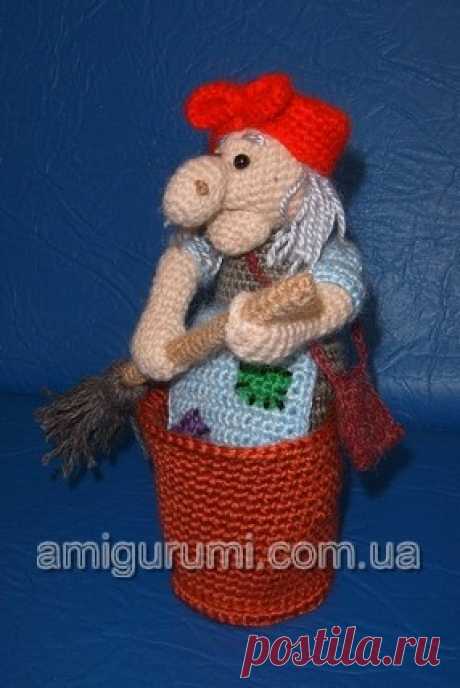 Баба-Яга — костяная нога — Вязаные игрушки. Амигуруми всех стран, соединяйтесь