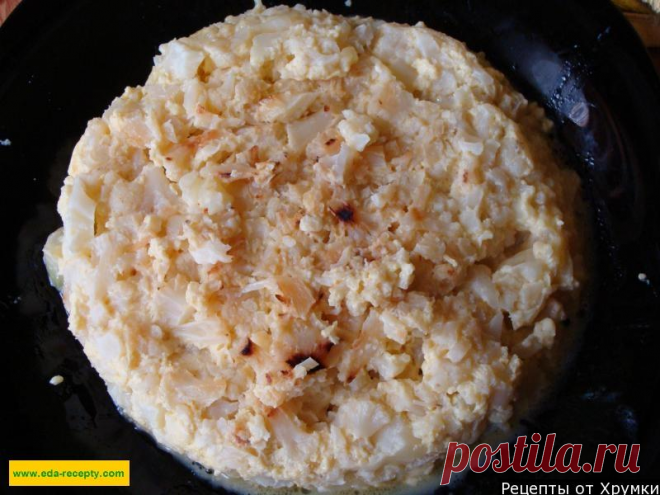 Запеканка из цветной капусты с сыром