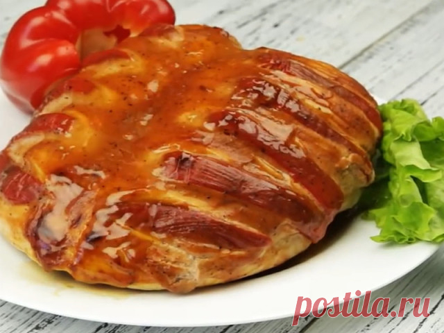 (49) Одноклассники     ЗАПЕЧЕННАЯ КУРИНАЯ ГРУДКА.
