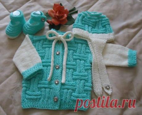 Schönes Baby Set in türkis/weiß от RenisDesignermodelle на Etsy