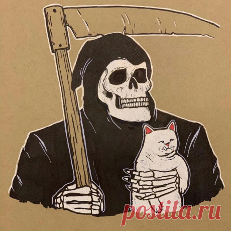 Авокадо, космос и «Большая волна»: сюрреалистические коты Даниала Райана