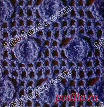 1001 узор. Узоры крючком. Сетчатая и филейная вязка