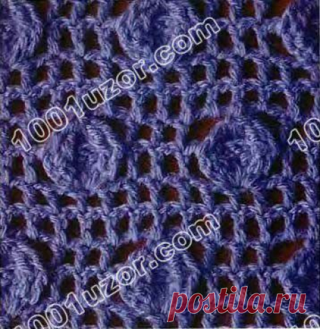 1001 узор. Узоры крючком. Сетчатая и филейная вязка