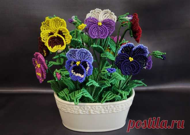 Деревья и цветы из Бисера