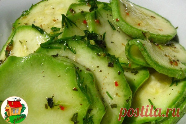 Попробуйте такой замечательный рецептик!
          
Это удивительное по своему вкусу и приготовлению блюдо я впервые попробовала на пикнике. Одна знакомая угостила нас этой закуской. Естественно, что после первого стола маринованных кабачков в тарелке не осталось совсем, потому что их необычный вкус понравился всем. Потом я приготовила их сама, и снова уже мои знакомые были удивленны вкусом маринованных кабачков.

Пока на рынке еще есть молодые кабачки, очень вам советую п...