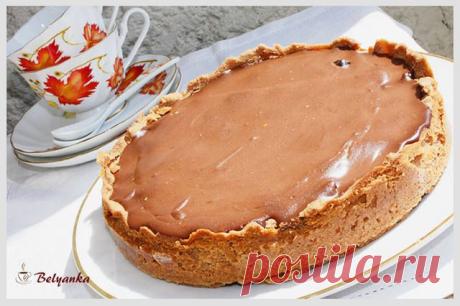 Вкусные и простые рецепты: Тарт с черносливом и нежным шоколадным ганашем