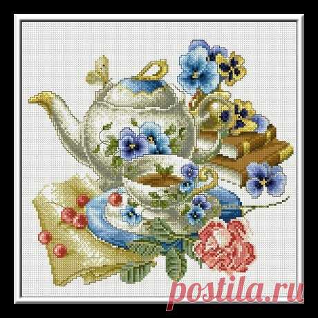 Для кухни. Вышивка крестом. Схема