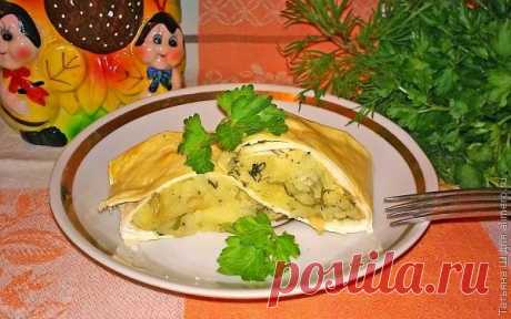 Ленивые пирожки с картошкой и капустой