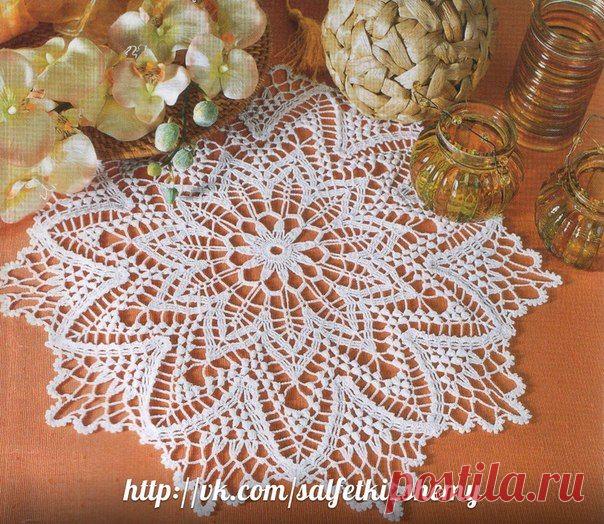 Белая салфетка - Для уюта в доме