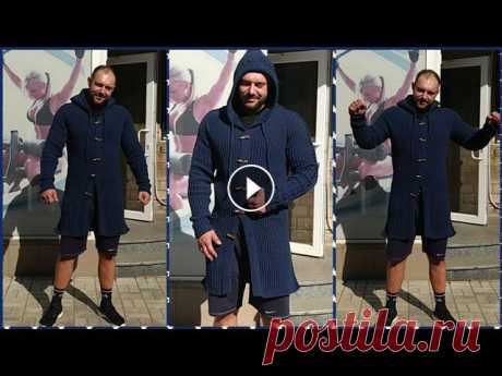 Кардиган реглан мужской. расчет реглана вязание петли под пуговицу накладной карман и закрытие петель крючком расчет и вязание капюшона в этом видео...