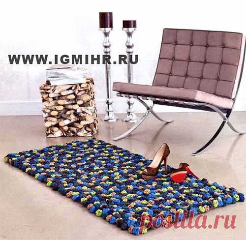 Коврик из бутончиков