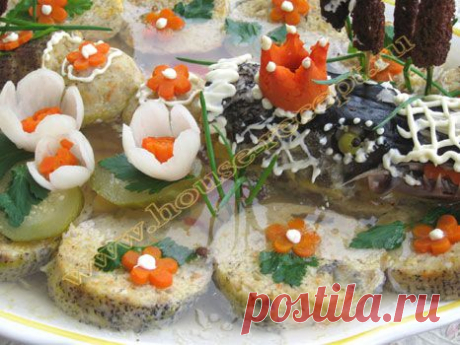 Приготовление щуки заливной, фаршированной