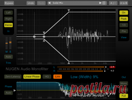 NuGen Audio Monofilter v4.1.13.5 WiN OSX Win-R2R  | WiN 12.2 MB | OSX 31 MB
Used and trusted by producers the world over, MONOFILTER grabs hold of your bass and secures it solidly within your mix. Intuitive controls allow you to quickly anchor the power, whilst retaining the essential character and perceived spatial characteristics.