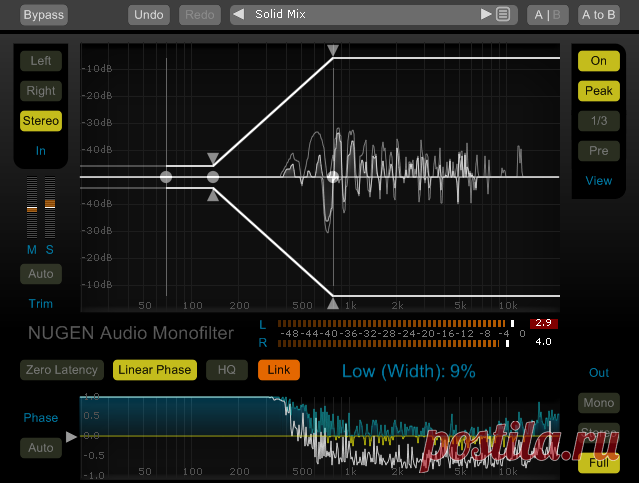 NuGen Audio Monofilter v4.1.13.5 WiN OSX Win-R2R  | WiN 12.2 MB | OSX 31 MB
Used and trusted by producers the world over, MONOFILTER grabs hold of your bass and secures it solidly within your mix. Intuitive controls allow you to quickly anchor the power, whilst retaining the essential character and perceived spatial characteristics.