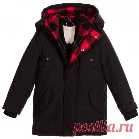 Little Marc Jacobs - Boys Black 3 in 1 Coat | Childrensalon