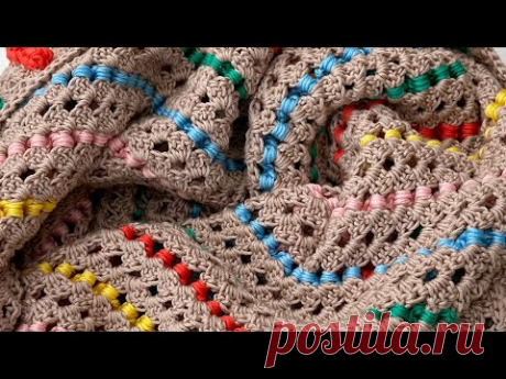 Умопомрачительная, классная и так просто 🥰 стиль ZARA волшебно красиво, вязаная крючком сумка)