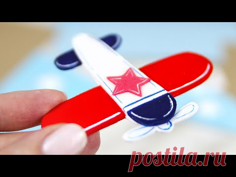 ЭТА ИДЕЯ вам точно ПРИГОДИТСЯ👍 Самолетик из фоамирана. Декор своими руками на 23 Февраля и 9 Мая DIY - YouTube