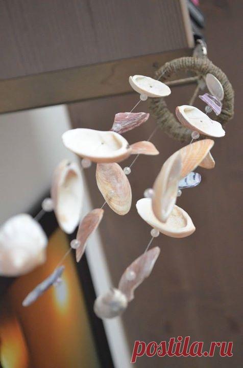 Музыка ветра из ракушек своими руками.