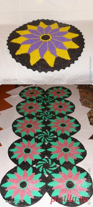 Вязание крючком - Бабушкины коврики из пакетов для мусора » Поиск мастер классов, поделок своими руками и рукоделия на SearchMasterclass.Net