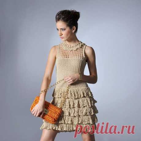 Платья крючком. Подборка 222.