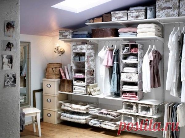 Основные правила выбора системы хранения для одежды