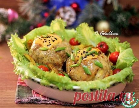Мясные колобки с картофельно-грибной начинкой – кулинарный рецепт