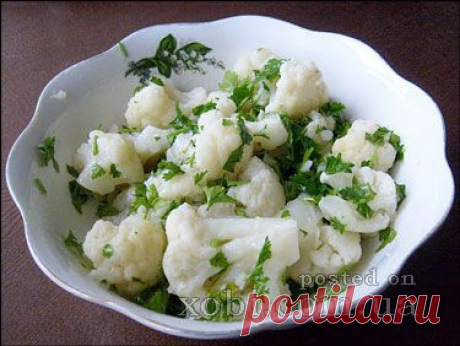 салат из цветной капусты