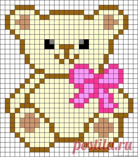 Вышиваем очаровательных медвежат