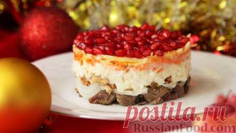 Праздничные салаты с гранатом - 30 лучших рецептов приготовления
