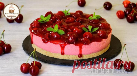 Чизкейк с Черешней без выпечки