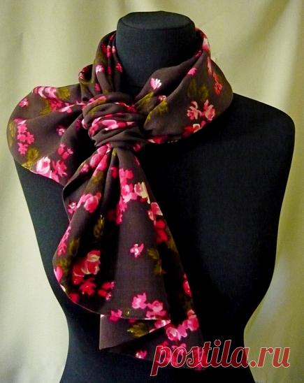 Шейный платок своими руками