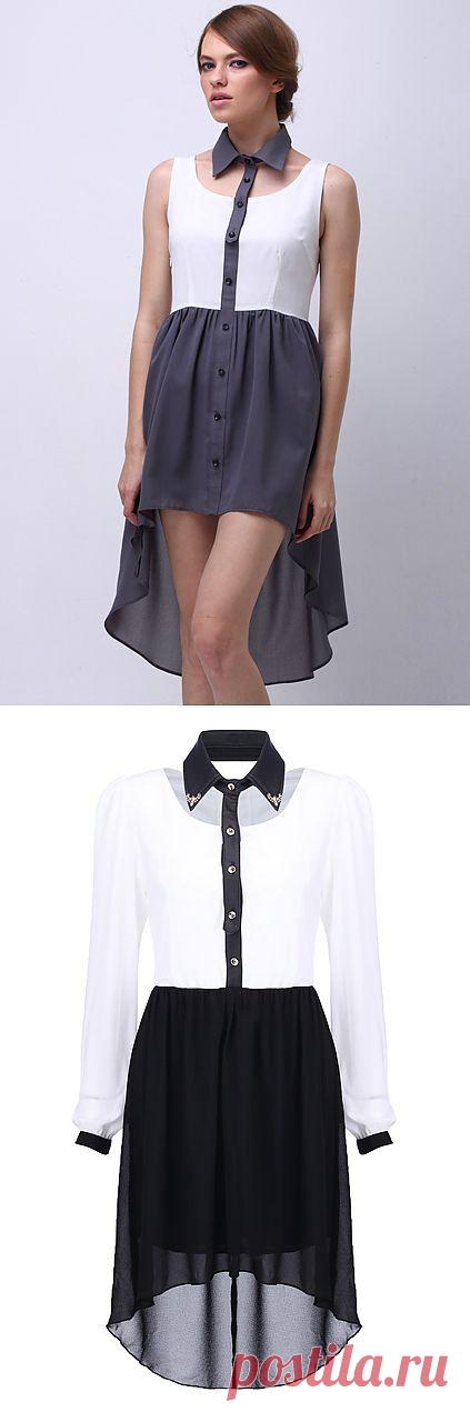 Платье со съемным воротником / Платья Diy / Модный сайт о стильной переделке одежды и интерьера