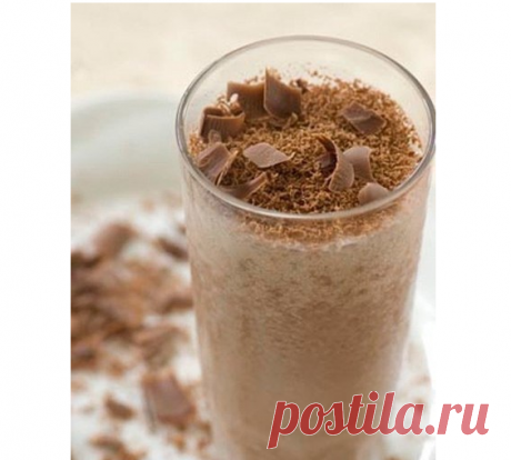 Горячий банановый коктейль с шоколадом
