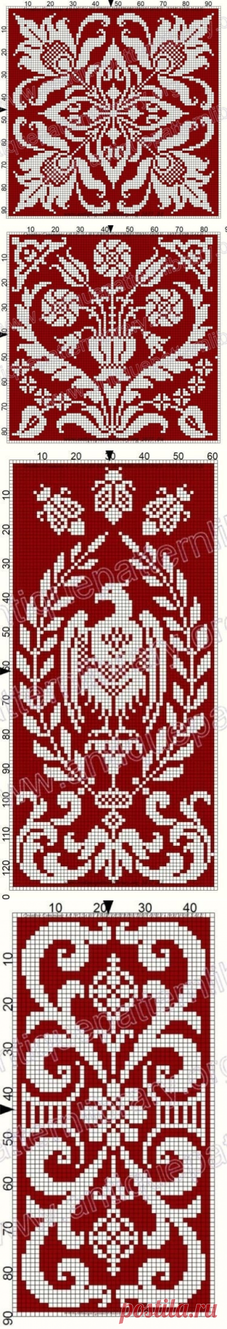 Схемы вышивки орнаментов — DIYIdeas