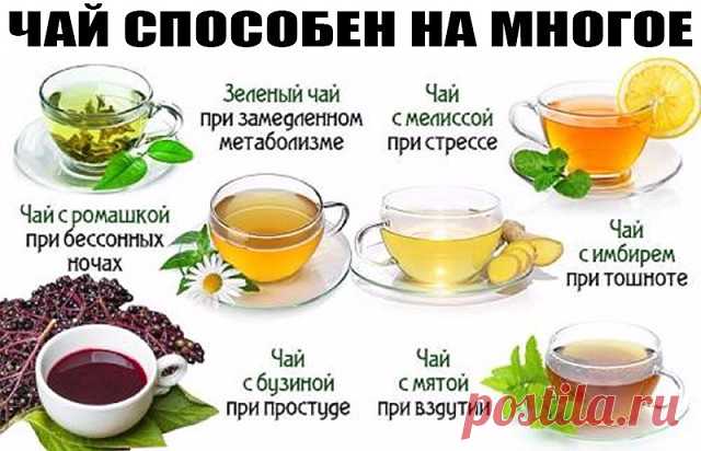 Чай способен на многое!
Узнай, как влияют на организм разные виды этого напитка.
К чаю не стоит относиться легкомысленно! Это не только вкусный и ароматный напиток. В зависимости от компонентов, чай может действовать на твой организм по-разному. Поэтому всегда руководствуйся при выборе чая не только приятным запахом, цветом и вкусом: обращай внимание на действие состава чая. Учись правильно заваривать чай — слишком крепкий и концентрированный напиток может принести тебе вр...