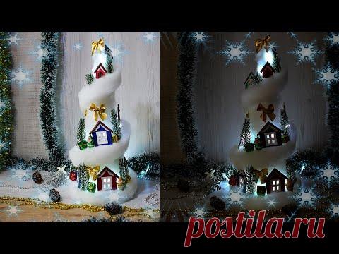 НОВОГОДНИЕ ПОДЕЛКИ. Зимние поделки своими руками.Новогодний декор. Ёлочка. DIY Christmas crafts.
